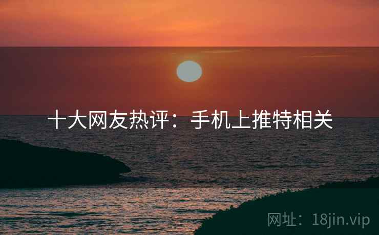 十大网友热评:手机上推特相关