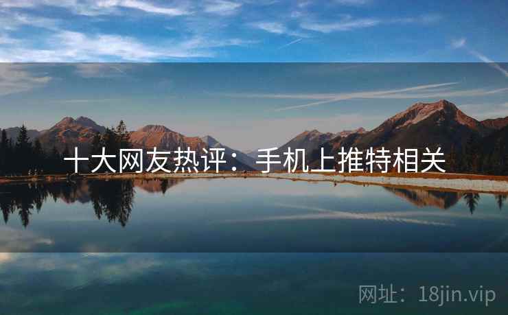 十大网友热评：手机上推特相关