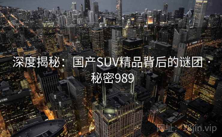 深度揭秘:国产SUV精品背后的谜团 · 秘密989