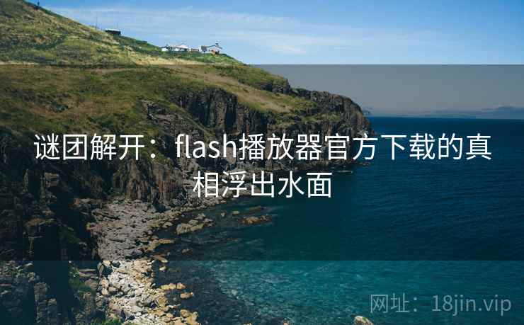 谜团解开:flash播放器官方下载的真相浮出水面